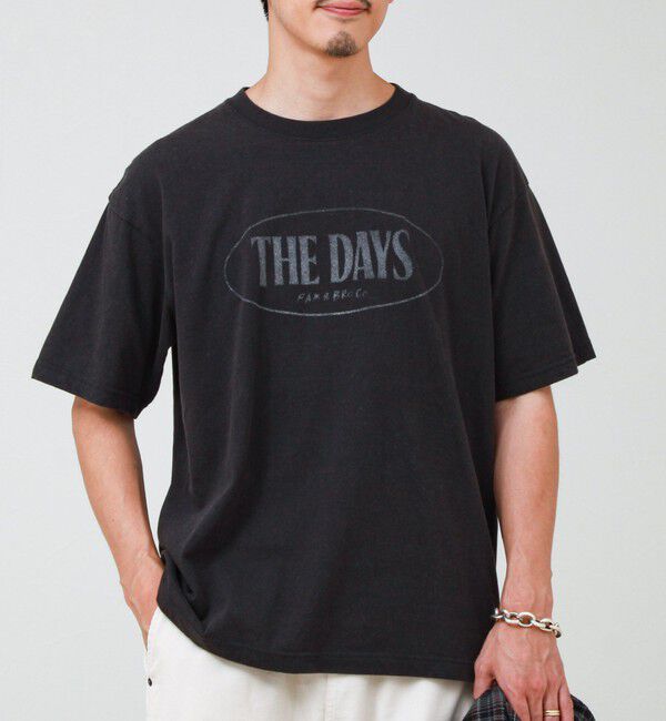 GLOSTER「【THE DAYS/ザ デイ】ORBAL 2 TEE オーバルロゴ Tシャツ リフレクタープリント」|Tシャツ・カットソー|