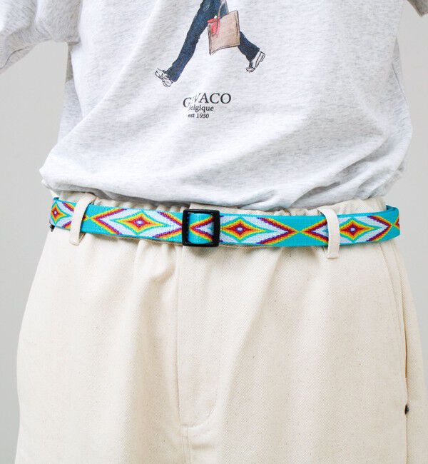 GLOSTER「【BISON DESIGNS/バイソンデザインズ】Slider 25mm Pattern Belt」|ベルト|