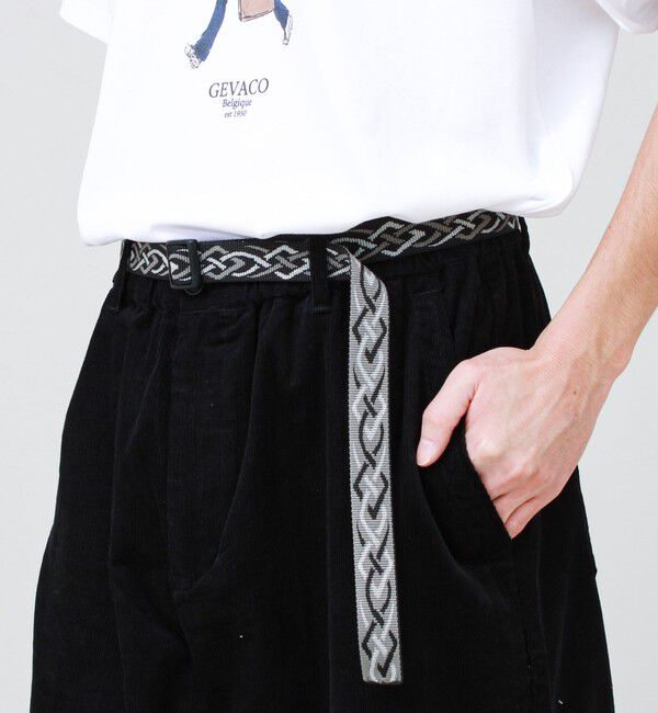 GLOSTER「【BISON DESIGNS/バイソンデザインズ】Slider 25mm Pattern Belt」|ベルト|