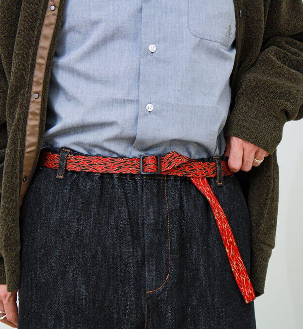 GLOSTER「【BISON DESIGNS/バイソンデザインズ】Slider 25mm Pattern Belt」|ベルト|