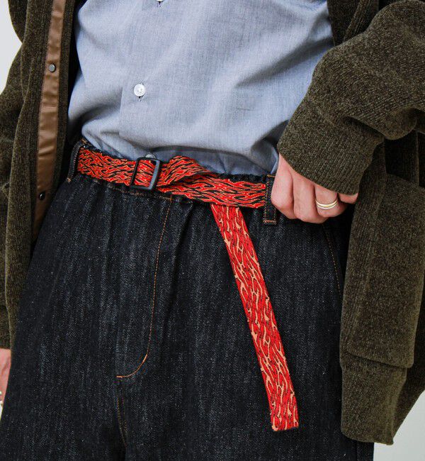 GLOSTER「【BISON DESIGNS/バイソンデザインズ】Slider 25mm Pattern Belt」|ベルト|