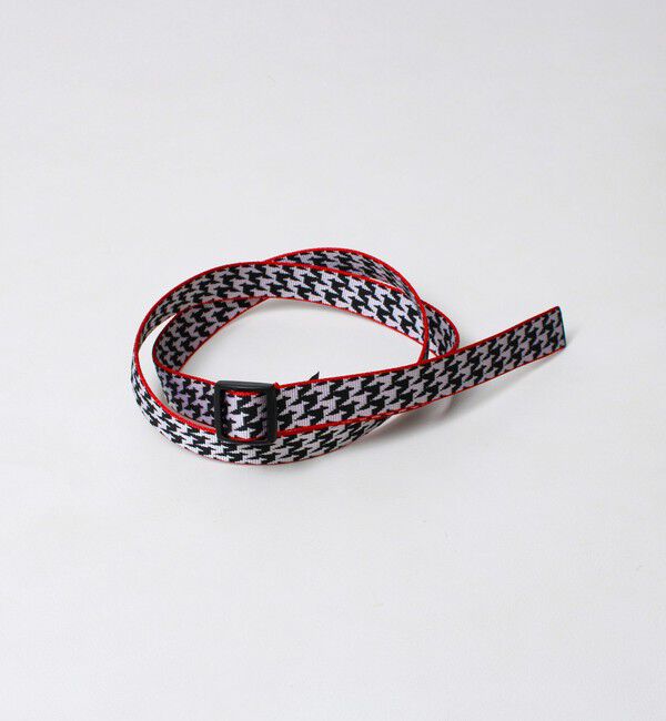GLOSTER「【BISON DESIGNS/バイソンデザインズ】Slider 25mm Pattern Belt」|ベルト|ブラック系その他
