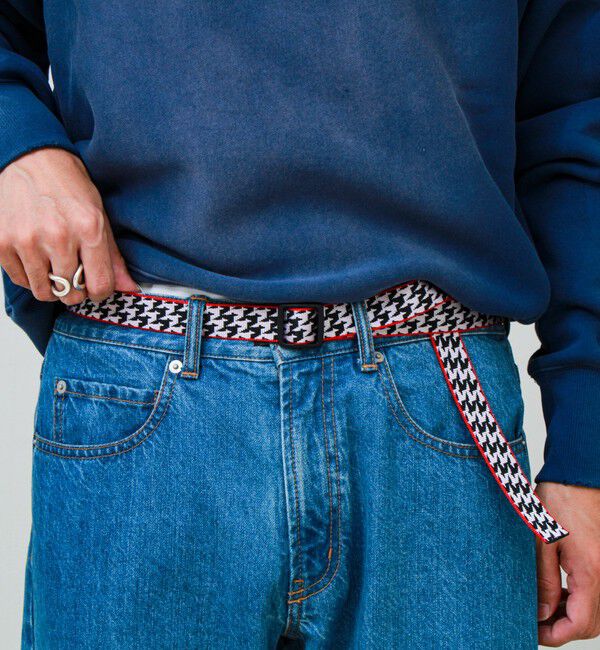 GLOSTER「【BISON DESIGNS/バイソンデザインズ】Slider 25mm Pattern Belt」|ベルト|