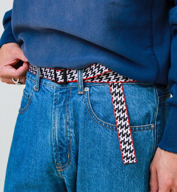 GLOSTER「【BISON DESIGNS/バイソンデザインズ】Slider 25mm Pattern Belt」|ベルト|