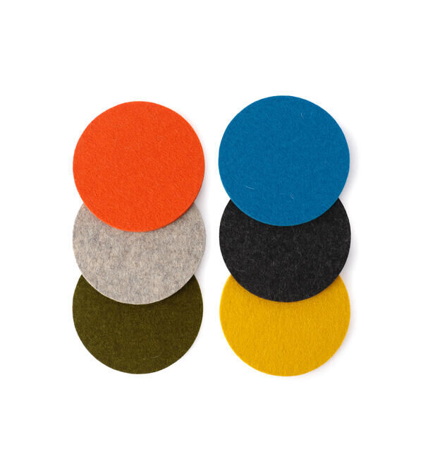 LABOUR AND WAIT「【LABOUR AND WAIT】FELT COASTER ORANGE」|食器・キッチングッズ|