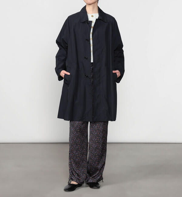  「TICCA | ナイロン ステンカラーコート WOMEN」|ダッフルコート|NAVY
