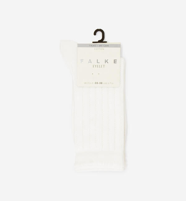 FALKE 「FALKE | 46931 EYELET SOCKS WOMEN」|ソックス|WHITE
