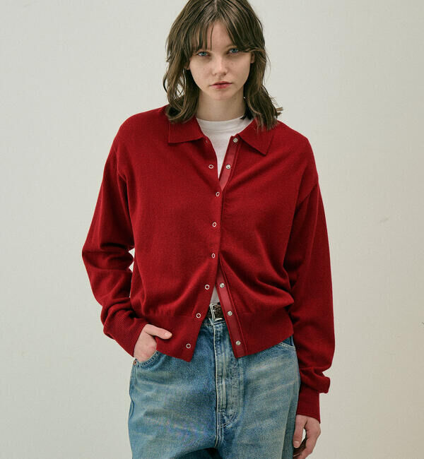  「RYE TENDER | ウールカシミヤ カーディガン WOMEN」|ニット・セーター|