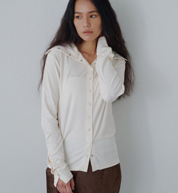  「リングドットカットソー」|Tシャツ・カットソー|オフホワイト