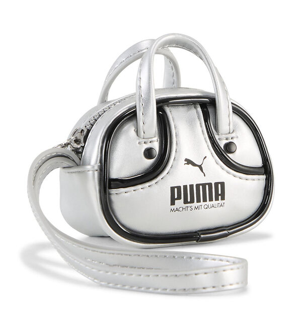 ABAHOUSE「【PUMA /プーマ 】1976 グリップバッグ キーチェーン /AirPods」|チャーム・キーホルダー|グレー