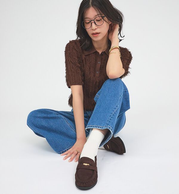 AU BANNISTER「【販売店舗限定】ギャザーコインローファー【予約】」|ローファー|