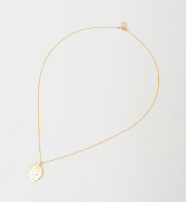 Liesse「【Chibi Jewels/チビジュエルズ】Ancient Number Coin Necklace」|ネックレス|ゴールド