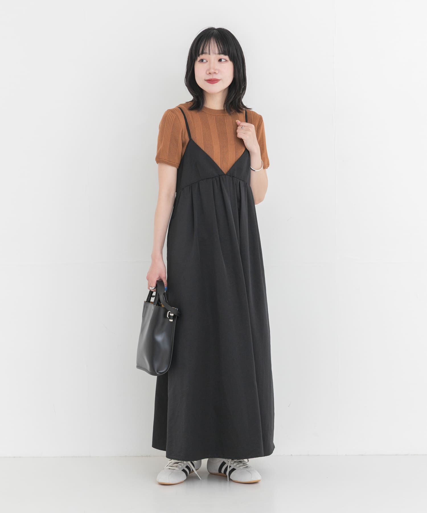 URBAN RESEARCH「タックギャザーキャミワンピース」|ワンピース|