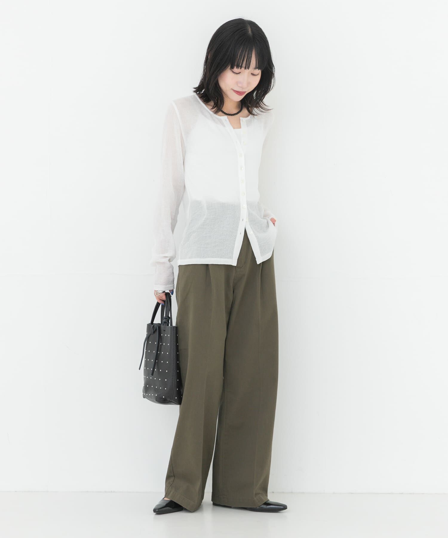 URBAN RESEARCH「『3サイズ展開』コットンサテンストレートパンツ」|その他|