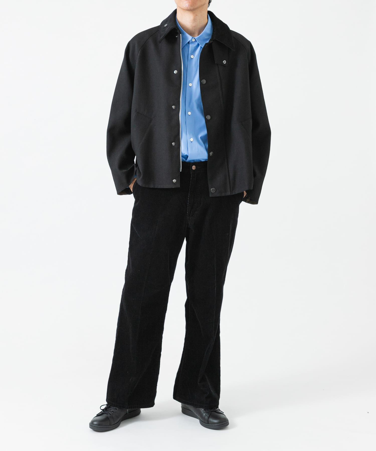 URBAN RESEARCH「『別注』Barbour / URBAN RESEARCH　TRANSPORT WOOL JACKET」|ノーカラーコート|
