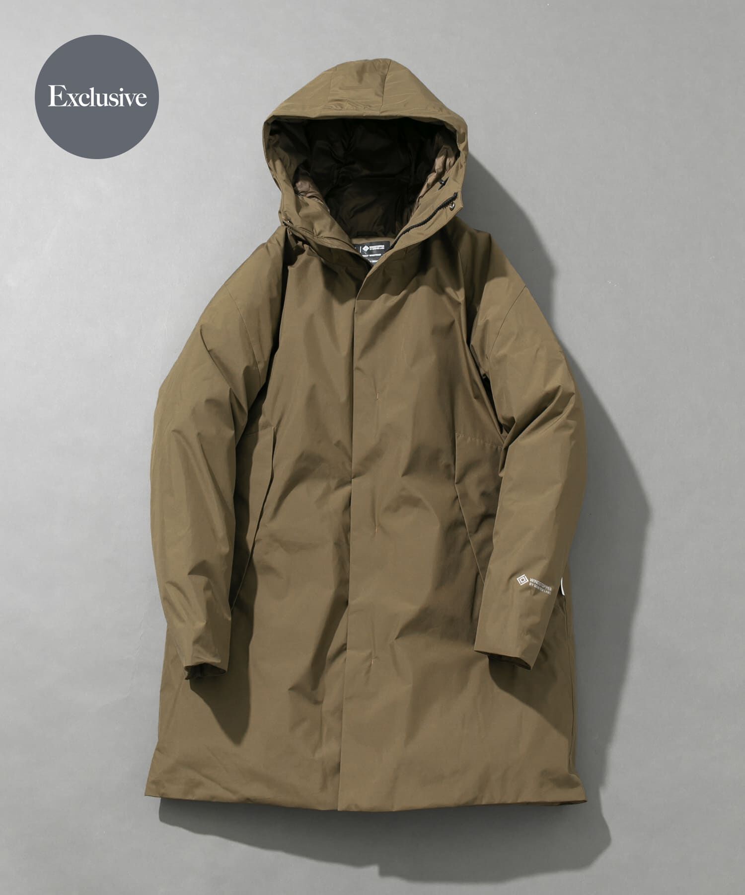 URBAN RESEARCH ROSSO「『別注』+phenix　WINDSTOPPER by GORE-TEX LABS ダウンコート」|ダウン|ブラウン