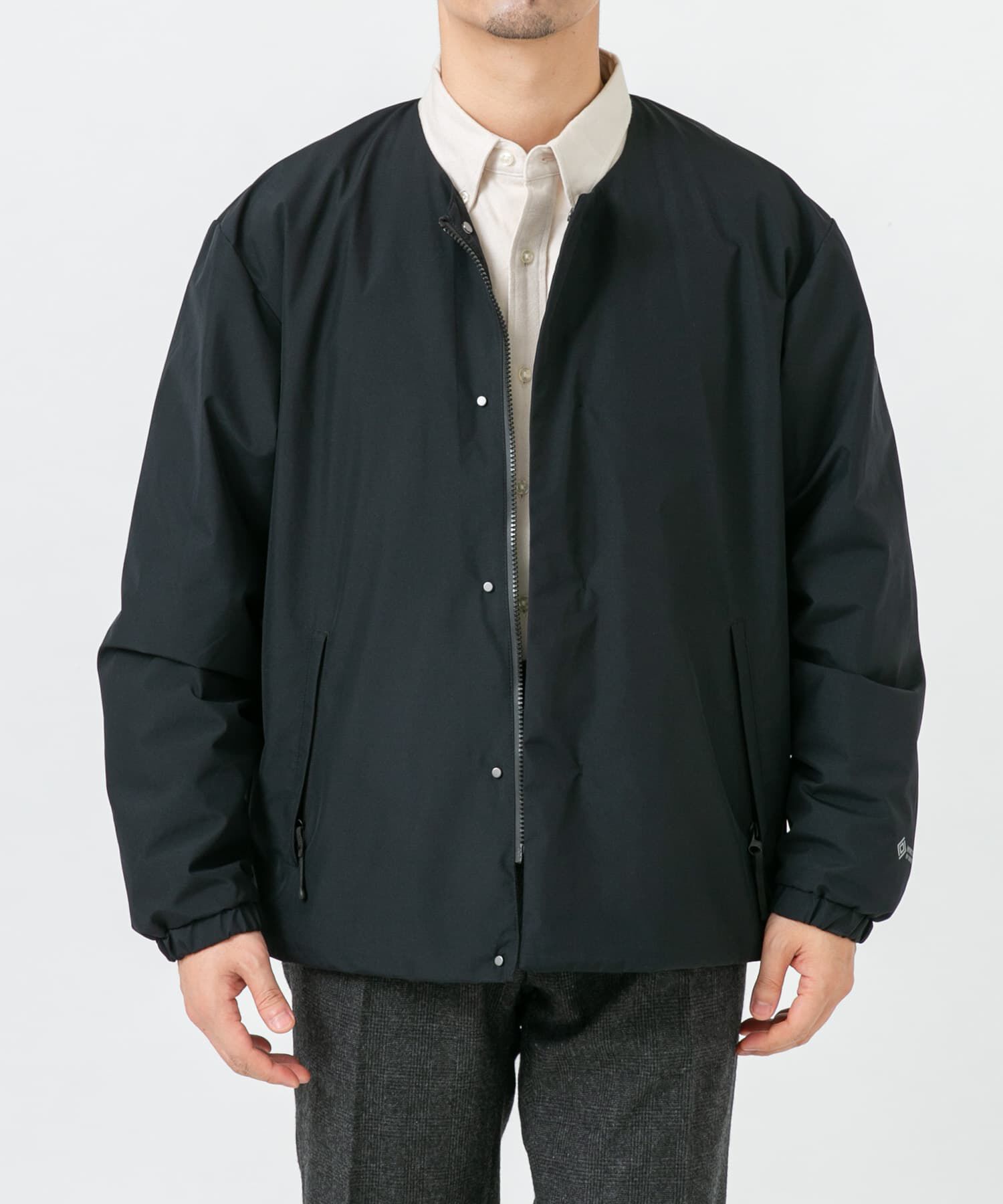 URBAN RESEARCH ROSSO「『別注』+phenix　WINDSTOPPER by GORE-TEX LABS ノーカラーダウンジャケット」|ダウン|