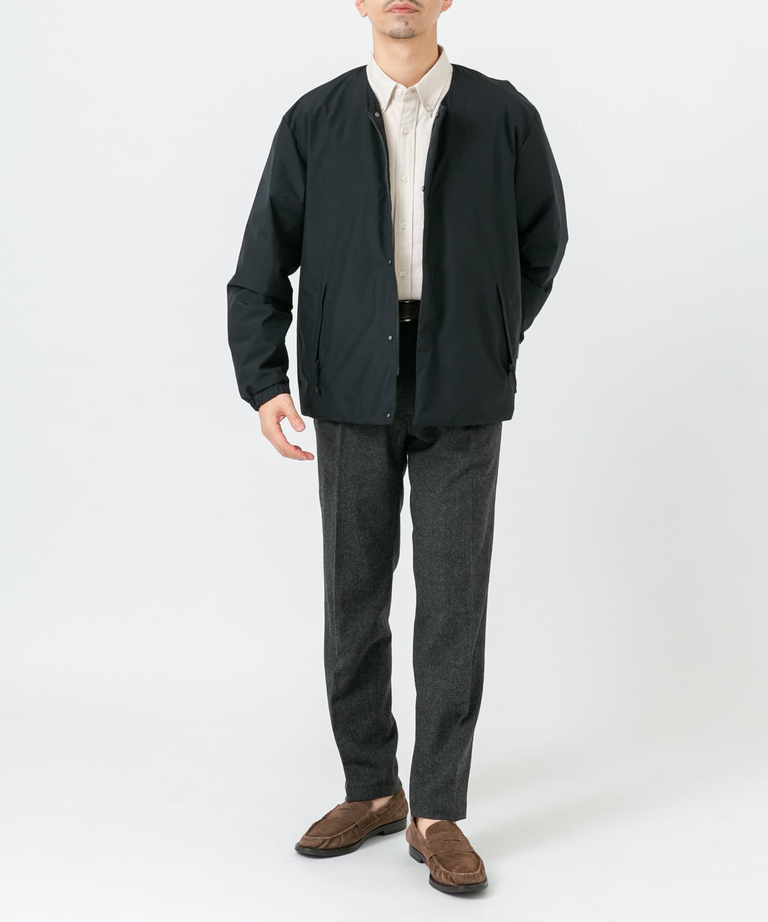 URBAN RESEARCH ROSSO「『別注』+phenix　WINDSTOPPER by GORE-TEX LABS ノーカラーダウンジャケット」|ダウン|
