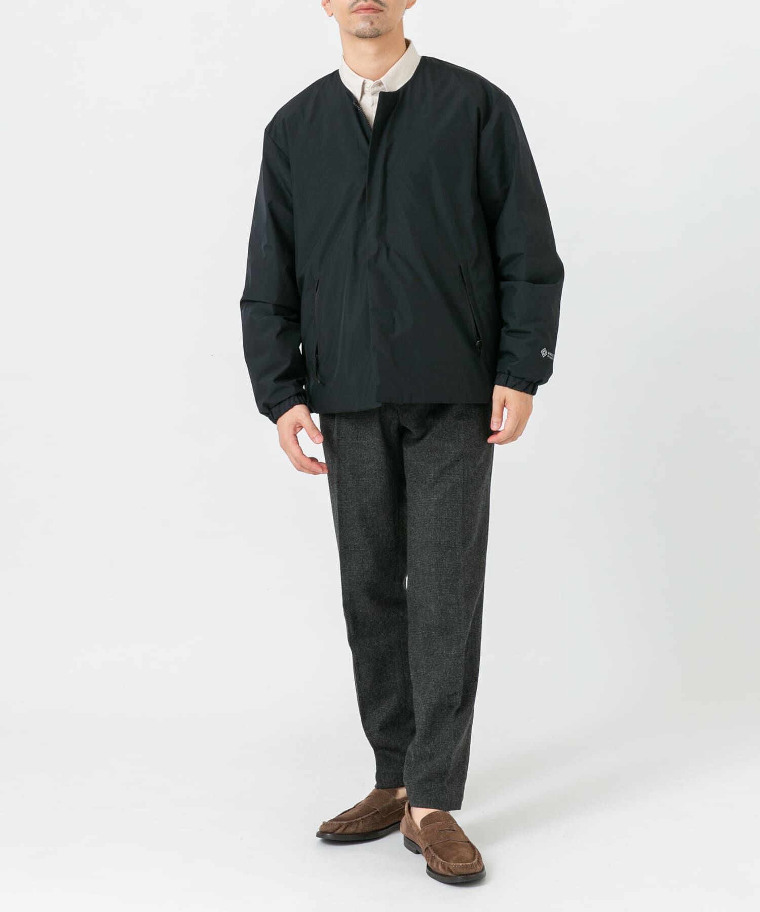 URBAN RESEARCH ROSSO「『別注』+phenix　WINDSTOPPER by GORE-TEX LABS ノーカラーダウンジャケット」|ダウン|