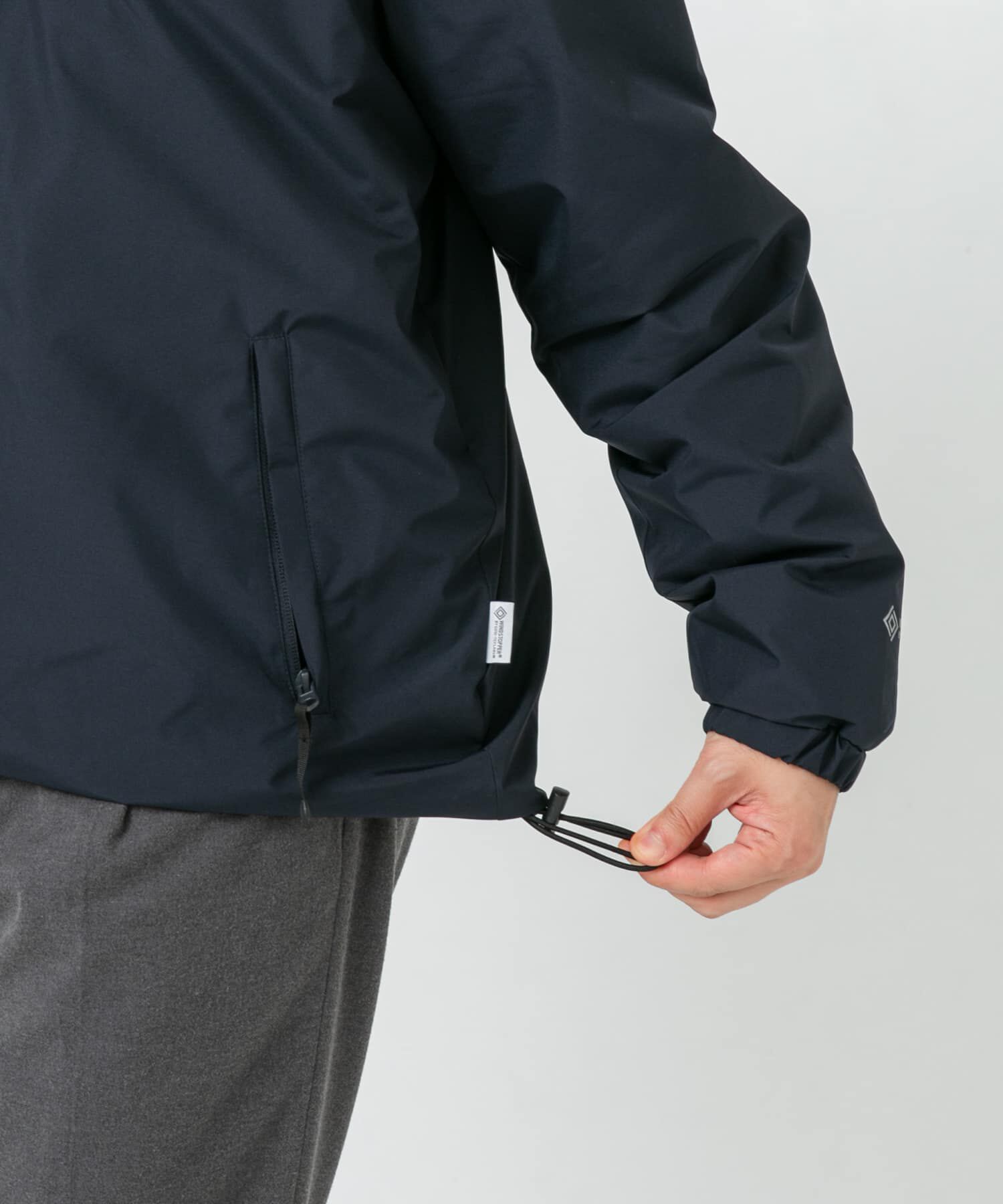 URBAN RESEARCH ROSSO「『別注』+phenix　WINDSTOPPER by GORE-TEX LABS ノーカラーダウンジャケット」|ダウン|