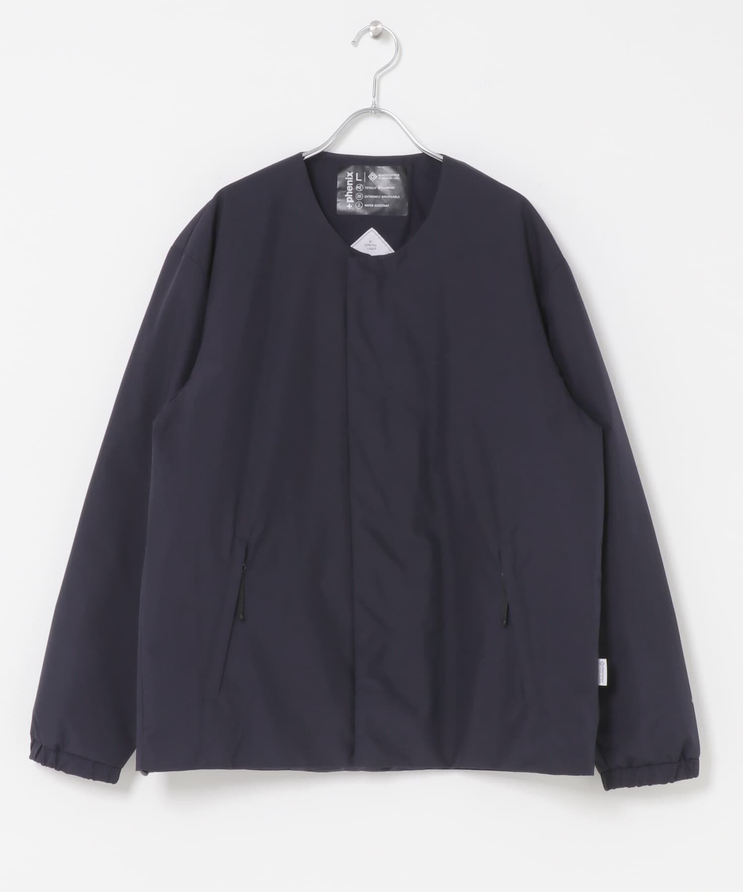 URBAN RESEARCH ROSSO「『別注』+phenix　WINDSTOPPER by GORE-TEX LABS ノーカラーダウンジャケット」|ダウン|