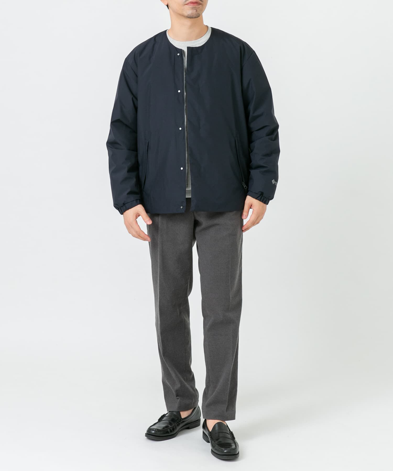 URBAN RESEARCH ROSSO「『別注』+phenix　WINDSTOPPER by GORE-TEX LABS ノーカラーダウンジャケット」|ダウン|