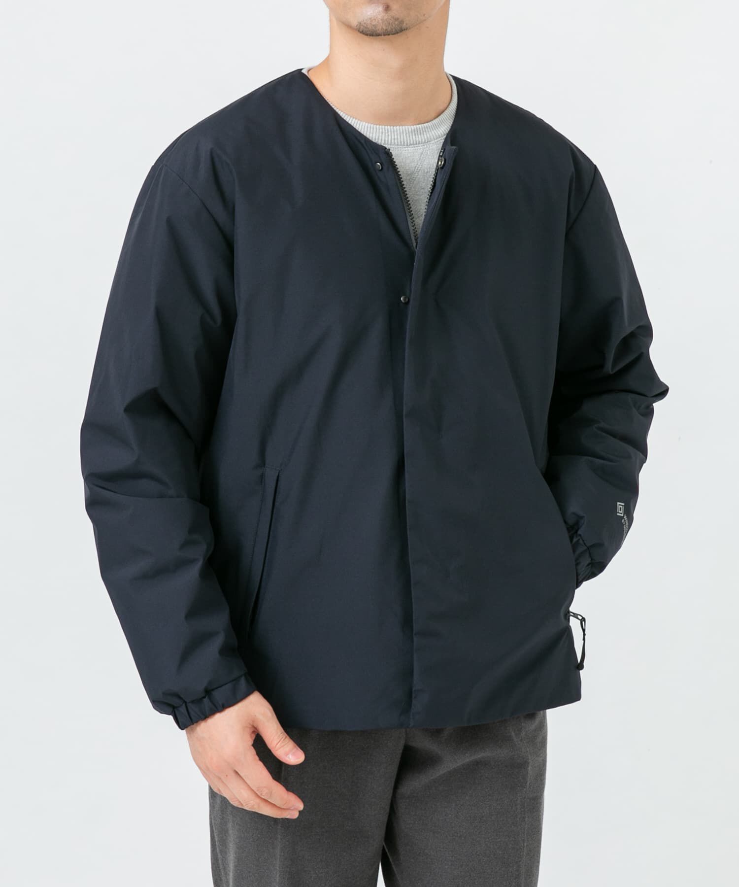 URBAN RESEARCH ROSSO「『別注』+phenix　WINDSTOPPER by GORE-TEX LABS ノーカラーダウンジャケット」|ダウン|