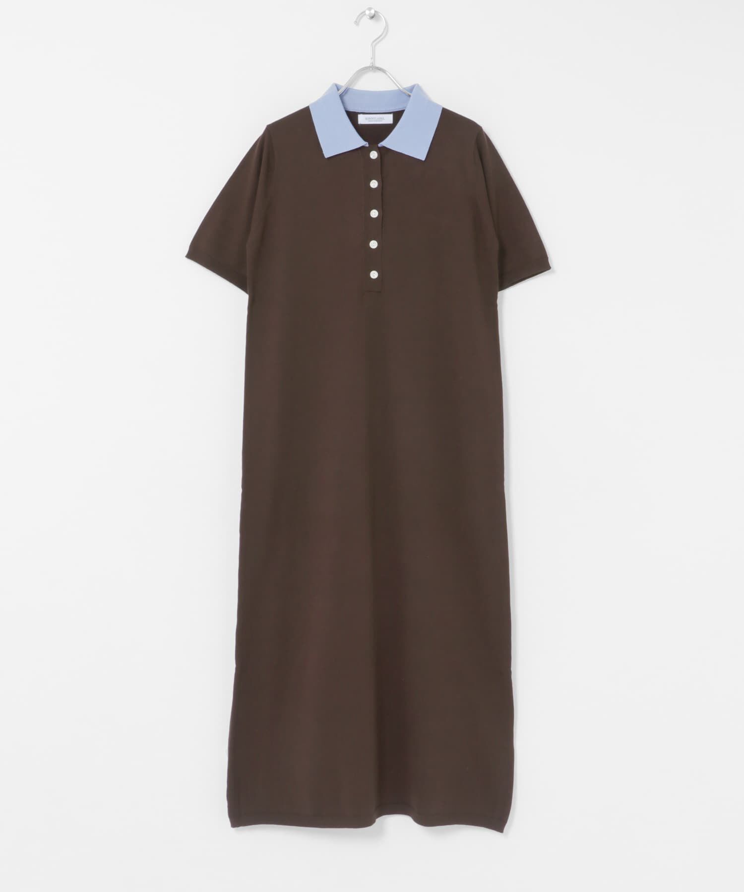 Sonny Label 「配色襟ニットポロワンピース」|ワンピース|