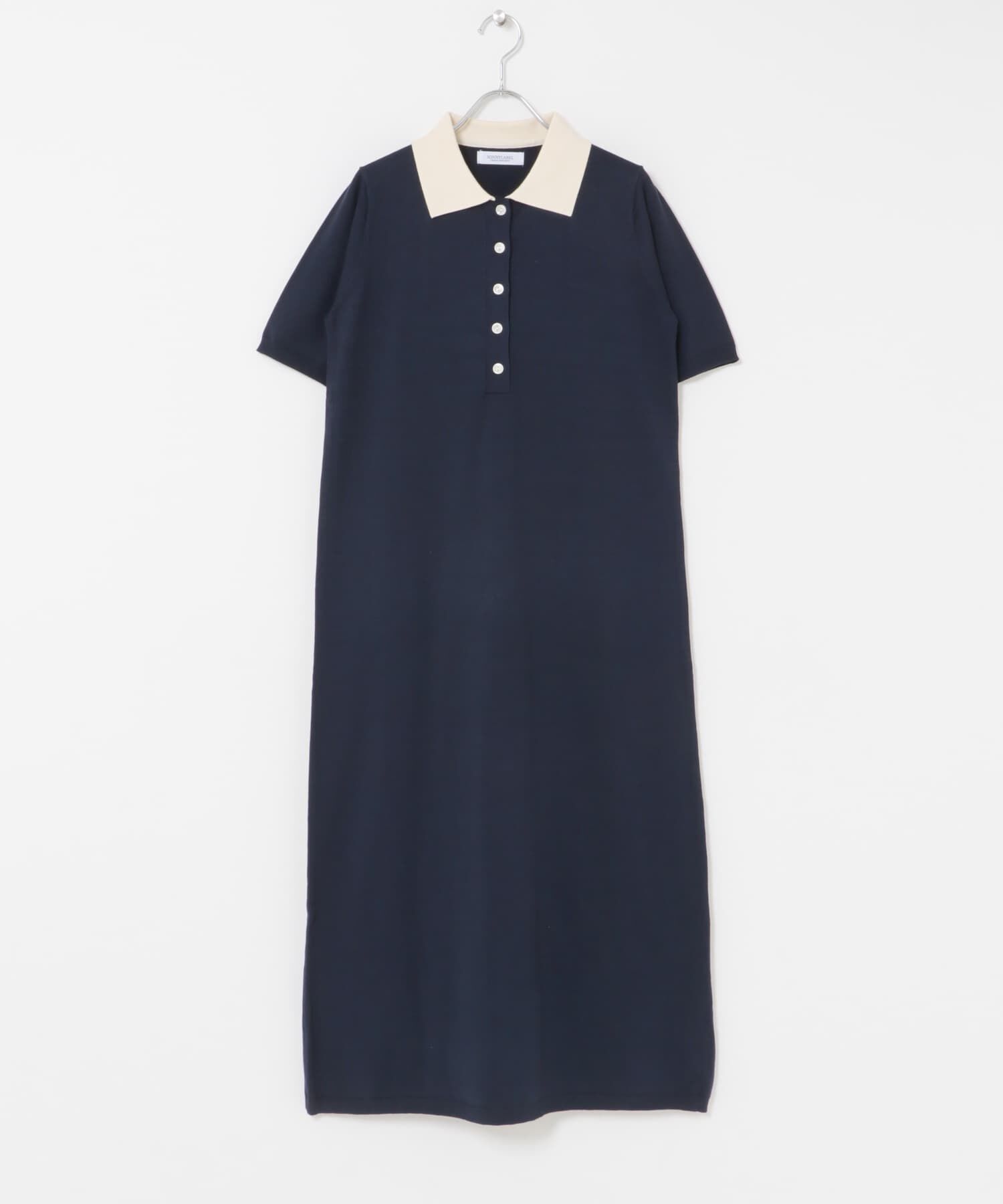 Sonny Label 「配色襟ニットポロワンピース」|ワンピース|