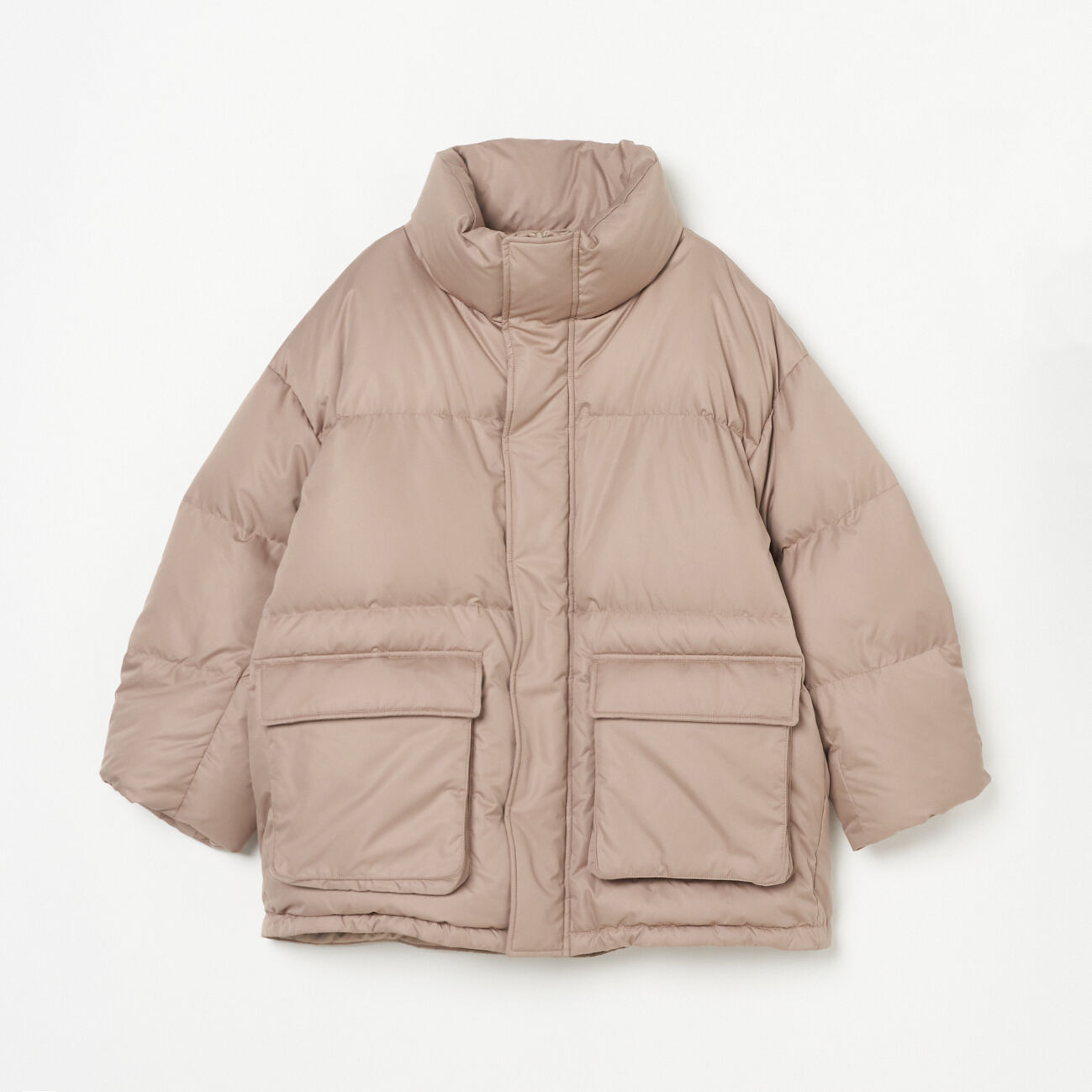 HELIOPOLE「HELIOPOLE STAND COLLAR DOWN BLOUSON」|ダウン|ベージュ