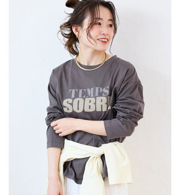  「バイカラーロゴTシャツ」|Tシャツ・カットソー|