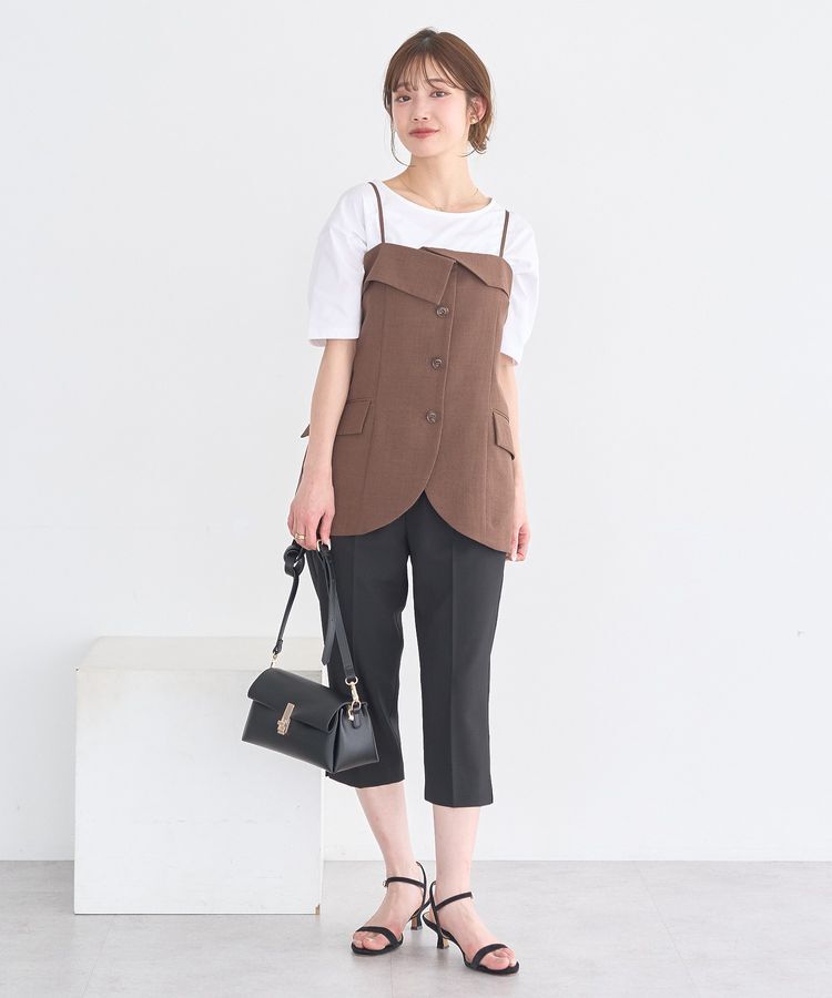 earth music&ecology「【接触冷感】バックデザインカットプルオーバー」|Tシャツ・カットソー|