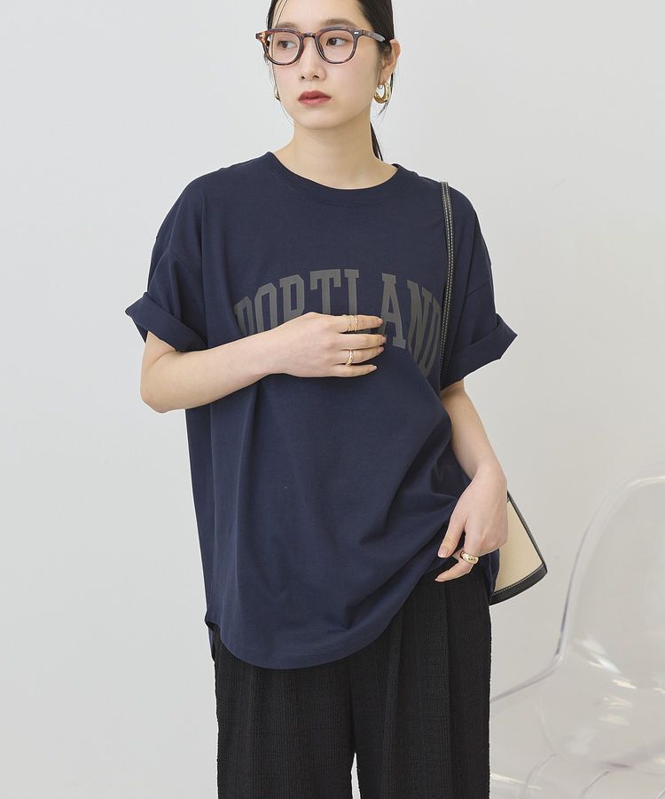 AMERICAN HOLIC「PORTLAND裾ラウンドTシャツ」|Tシャツ・カットソー|