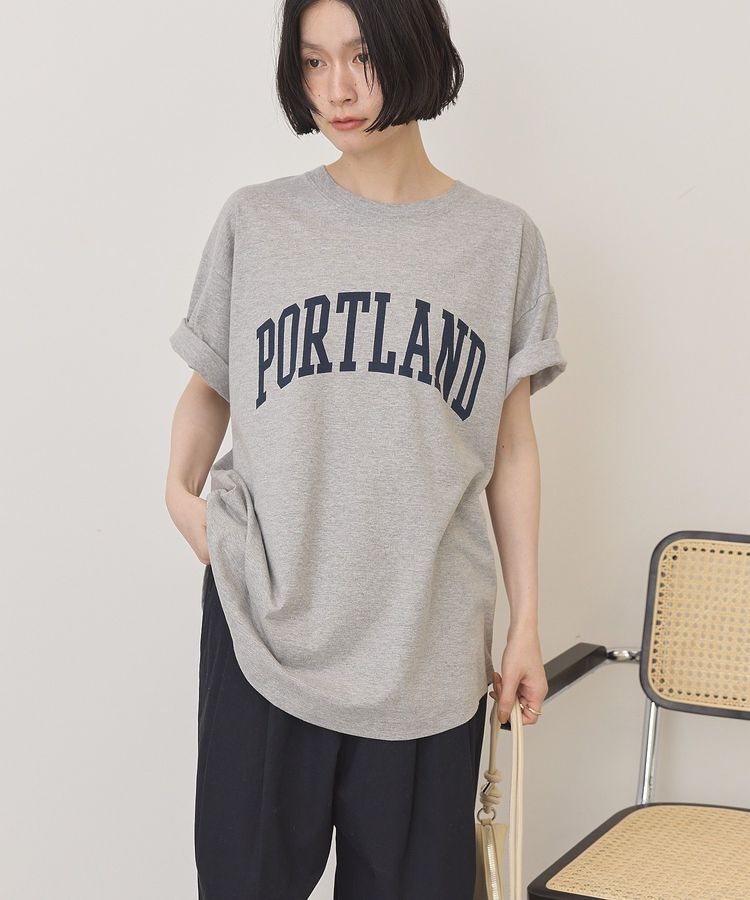 AMERICAN HOLIC「PORTLAND裾ラウンドTシャツ」|Tシャツ・カットソー|