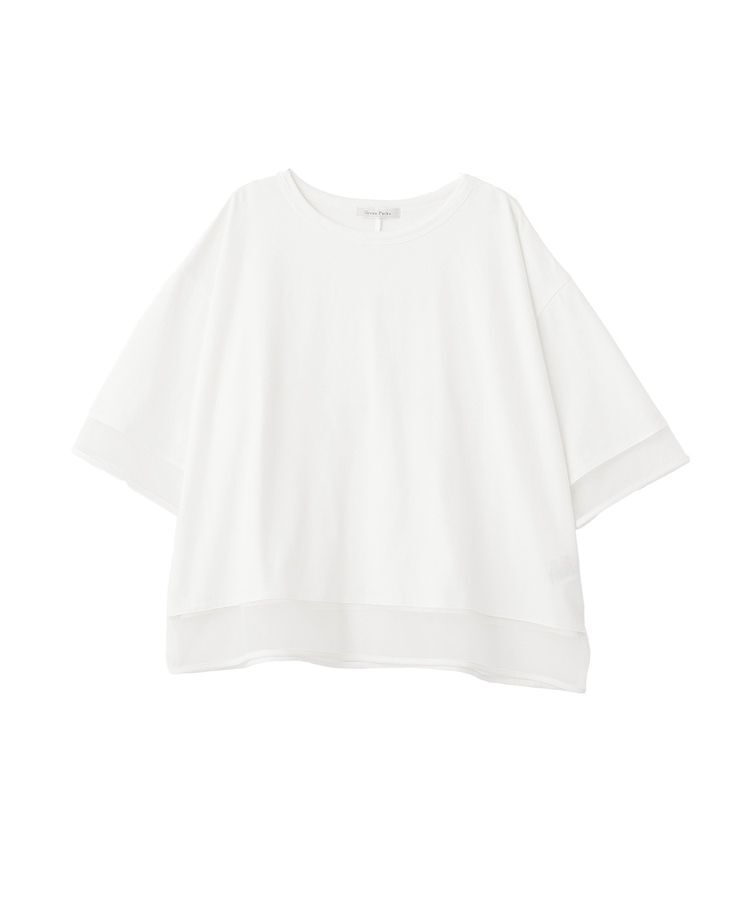 Green Parks「【適ON】遮熱チュールドッキングプルオーバー」|Tシャツ・カットソー|