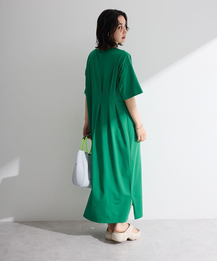 Green Parks「【適ON】半袖タックカットワンピース」|ワンピース|Green