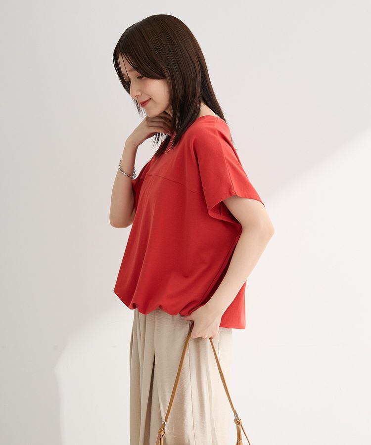 Green Parks「【適ON】超冷感ドロストフレンチプルオーバー」|Tシャツ・カットソー|