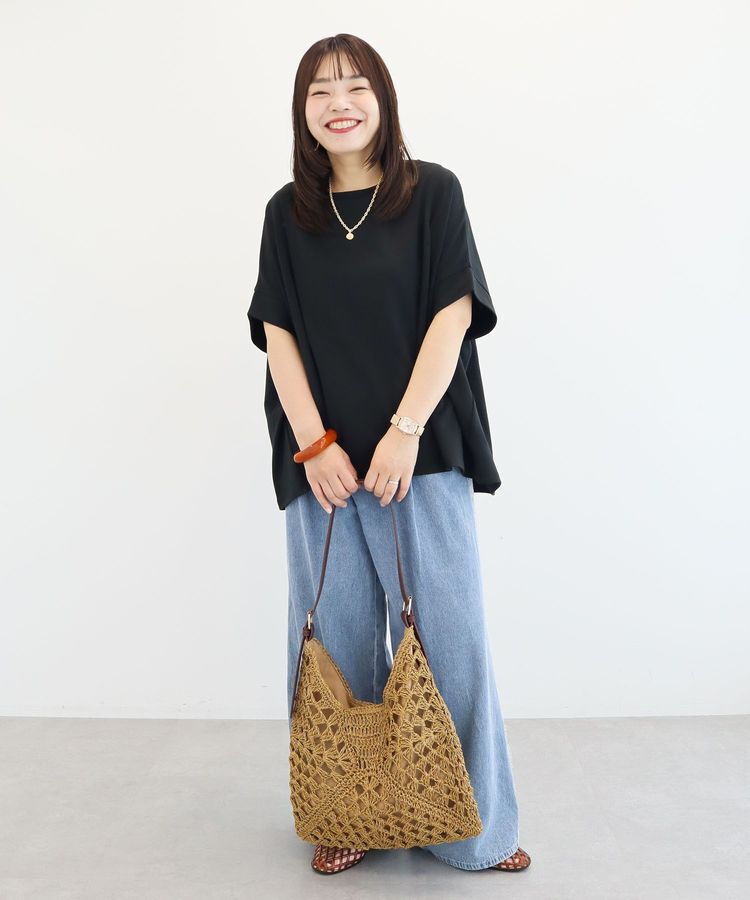 Green Parks「【適ON】超冷感タック入りオーバーサイズプルオーバー」|Tシャツ・カットソー|