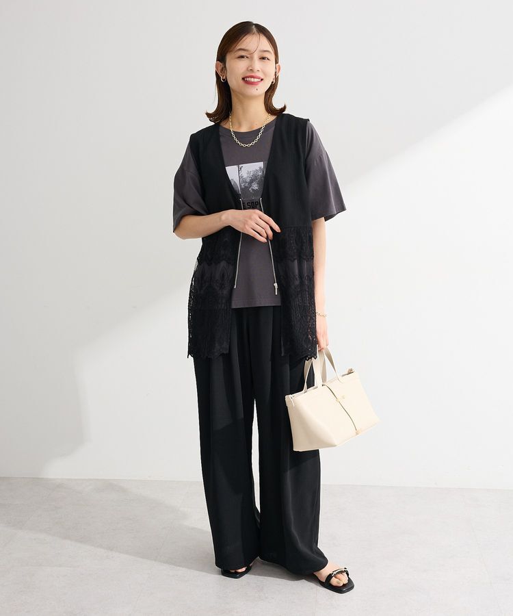 Green Parks「【適ON】汗染み防止ボックスロゴTシャツ」|Tシャツ・カットソー|