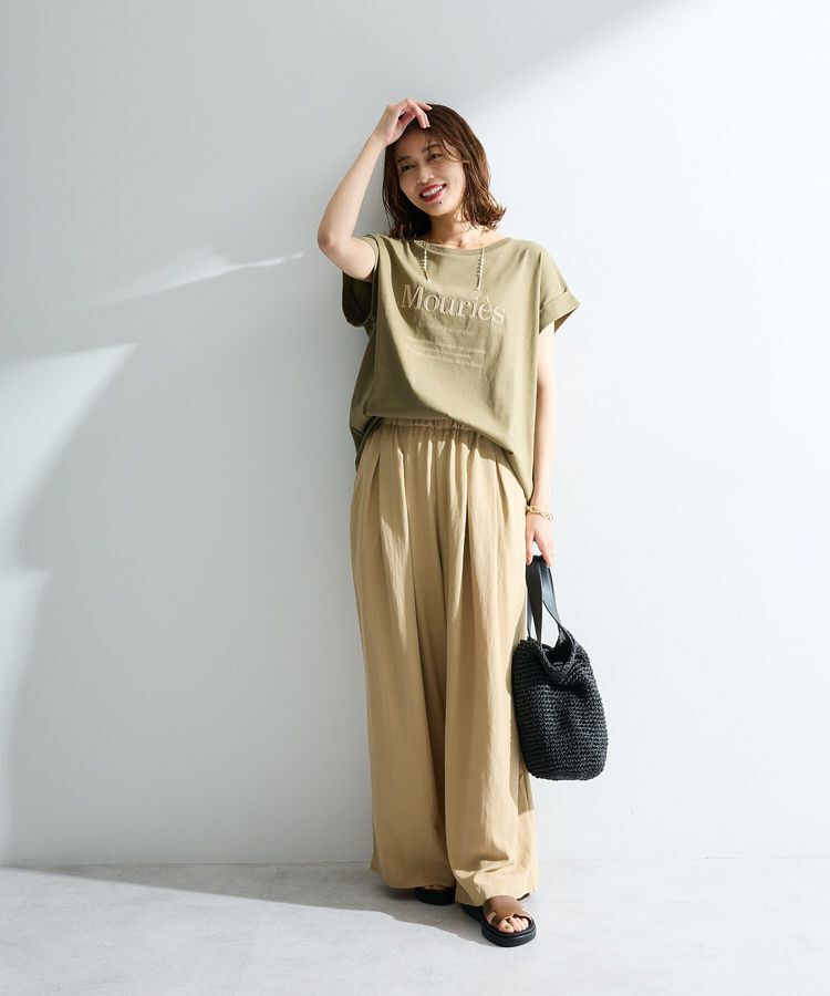 Green Parks「【適ON】汗染み防止フレンチロゴTシャツ」|Tシャツ・カットソー|