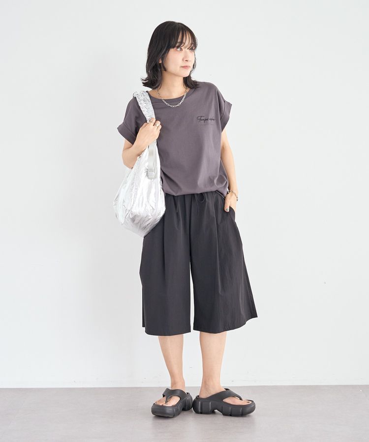 Green Parks「【適ON】汗染み防止フレンチロゴTシャツ」|Tシャツ・カットソー|