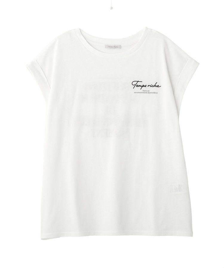 Green Parks「【適ON】汗染み防止フレンチロゴTシャツ」|Tシャツ・カットソー|