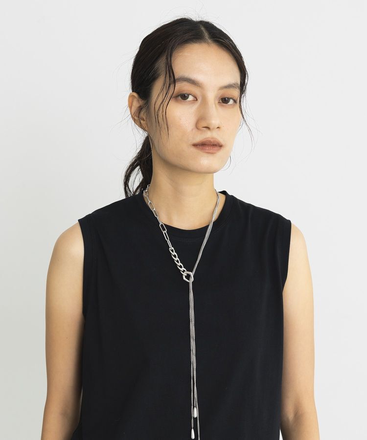 GARAGE OF GOOD CLOTHING「アシンメトリードロップネックレス」|ネックレス|