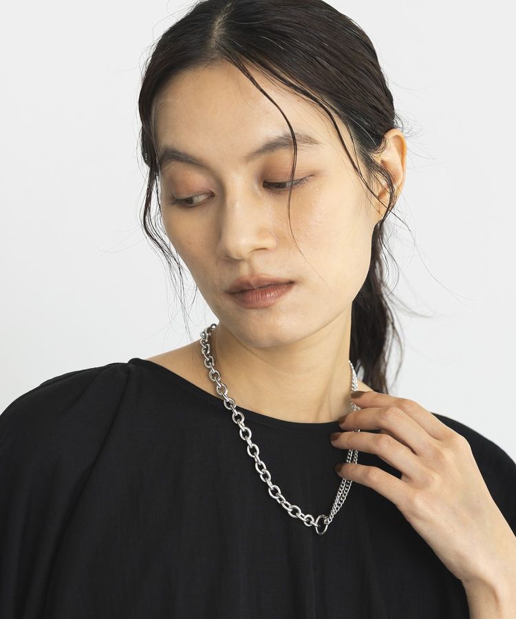 GARAGE OF GOOD CLOTHING「ダブルチェーン リンクネックレス」|ネックレス|