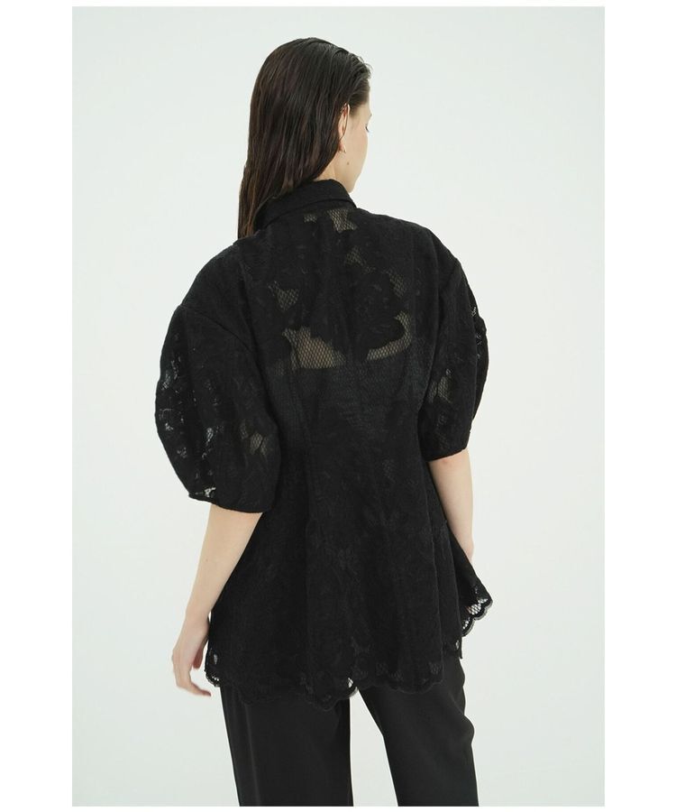 GARAGE OF GOOD CLOTHING「【CLANE】FLOWER LACE WAIST SHAPE TOPS」|Tシャツ・カットソー|
