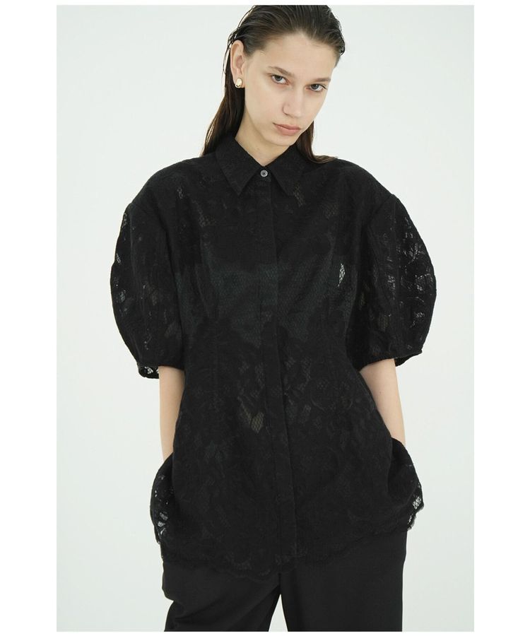 GARAGE OF GOOD CLOTHING「【CLANE】FLOWER LACE WAIST SHAPE TOPS」|Tシャツ・カットソー|