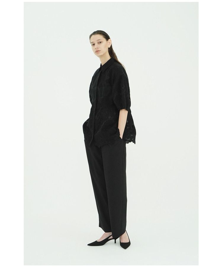 GARAGE OF GOOD CLOTHING「【CLANE】FLOWER LACE WAIST SHAPE TOPS」|Tシャツ・カットソー|