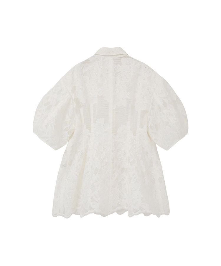 GARAGE OF GOOD CLOTHING「【CLANE】FLOWER LACE WAIST SHAPE TOPS」|Tシャツ・カットソー|