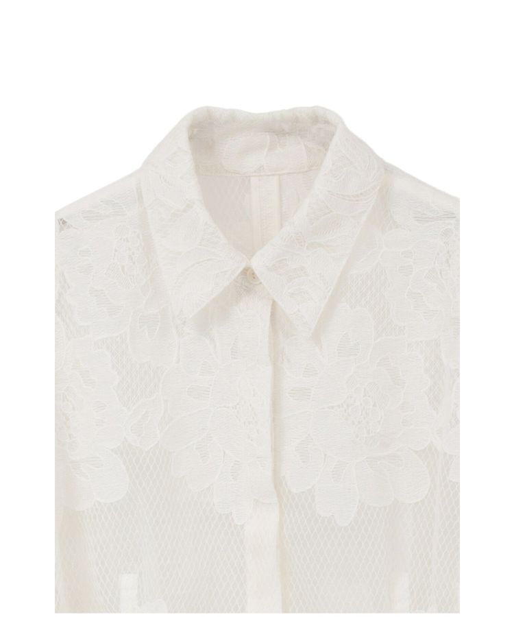 GARAGE OF GOOD CLOTHING「【CLANE】FLOWER LACE WAIST SHAPE TOPS」|Tシャツ・カットソー|