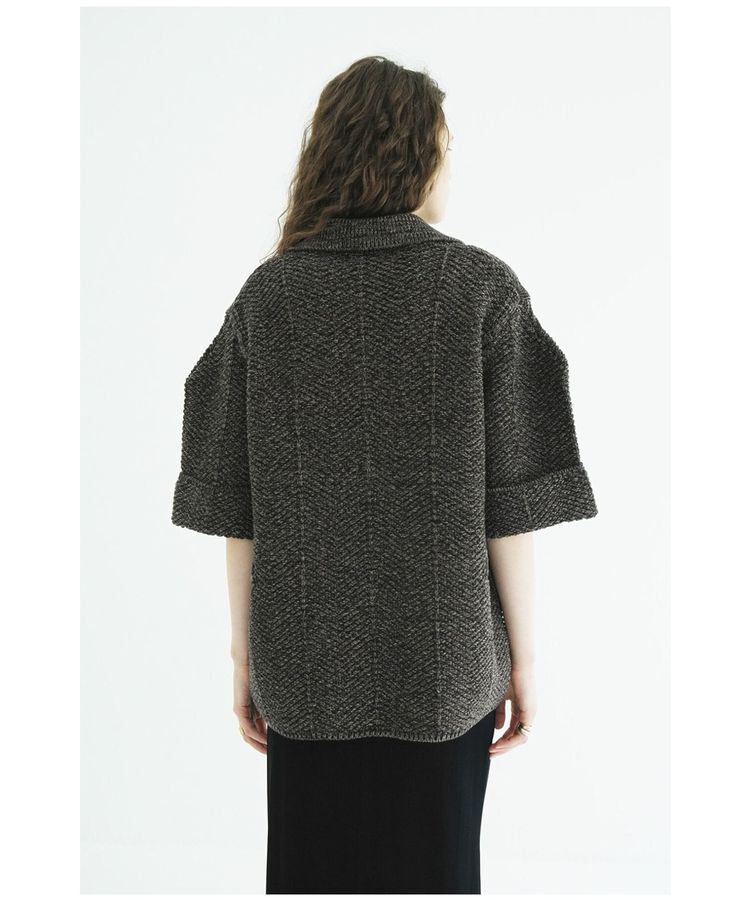 GARAGE OF GOOD CLOTHING「【CLANE】OVER HALF SLEEVE POLO KNIT TOPS」|ニット・セーター|